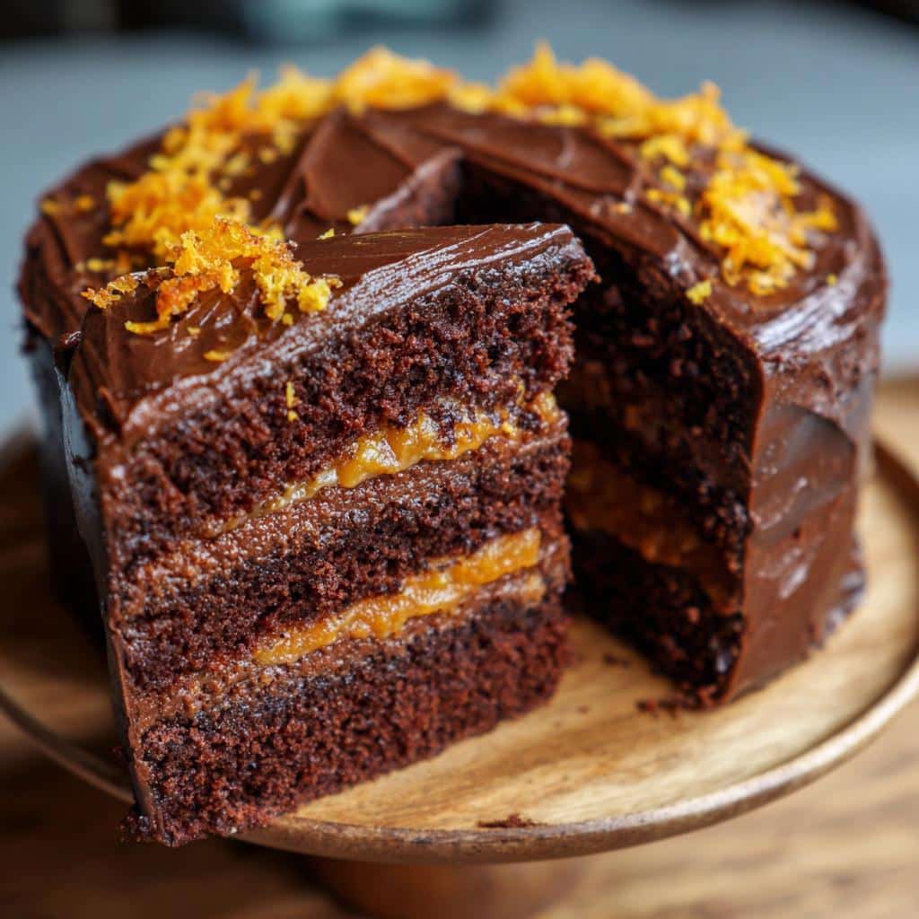 Chocolate Orange Cake - detail 2