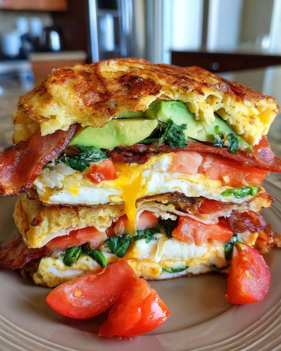 Cloud Bread Breakfast Sandwich - Other 1