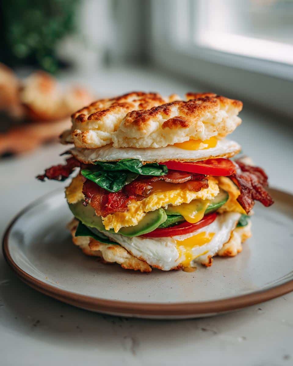 Cloud Bread Breakfast Sandwich - Other 4