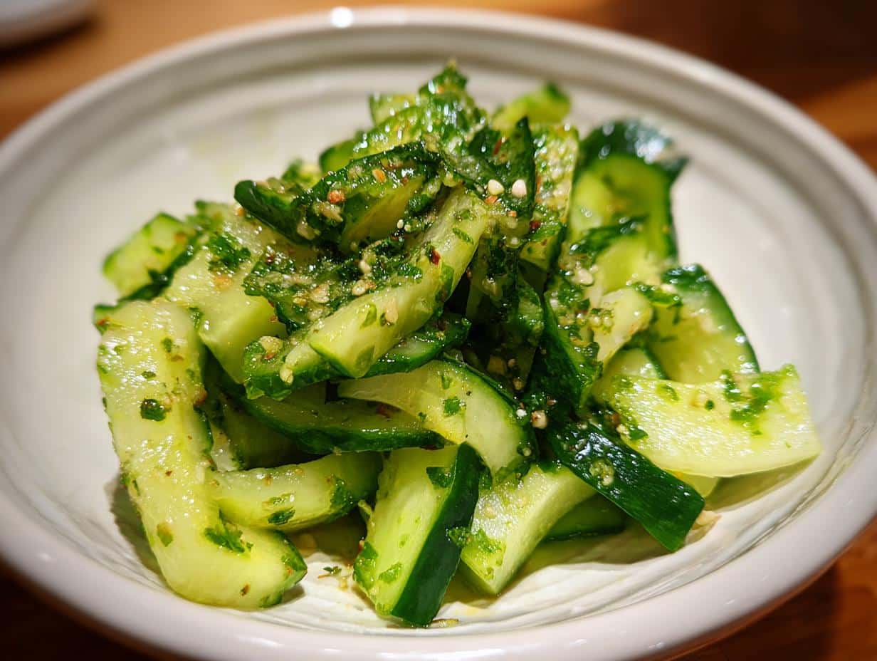 Din Tai Fung Cucumber Salad - Featured
