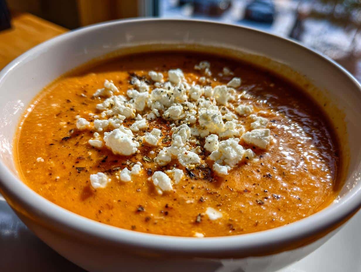 Feta Tomato Soup - Featured