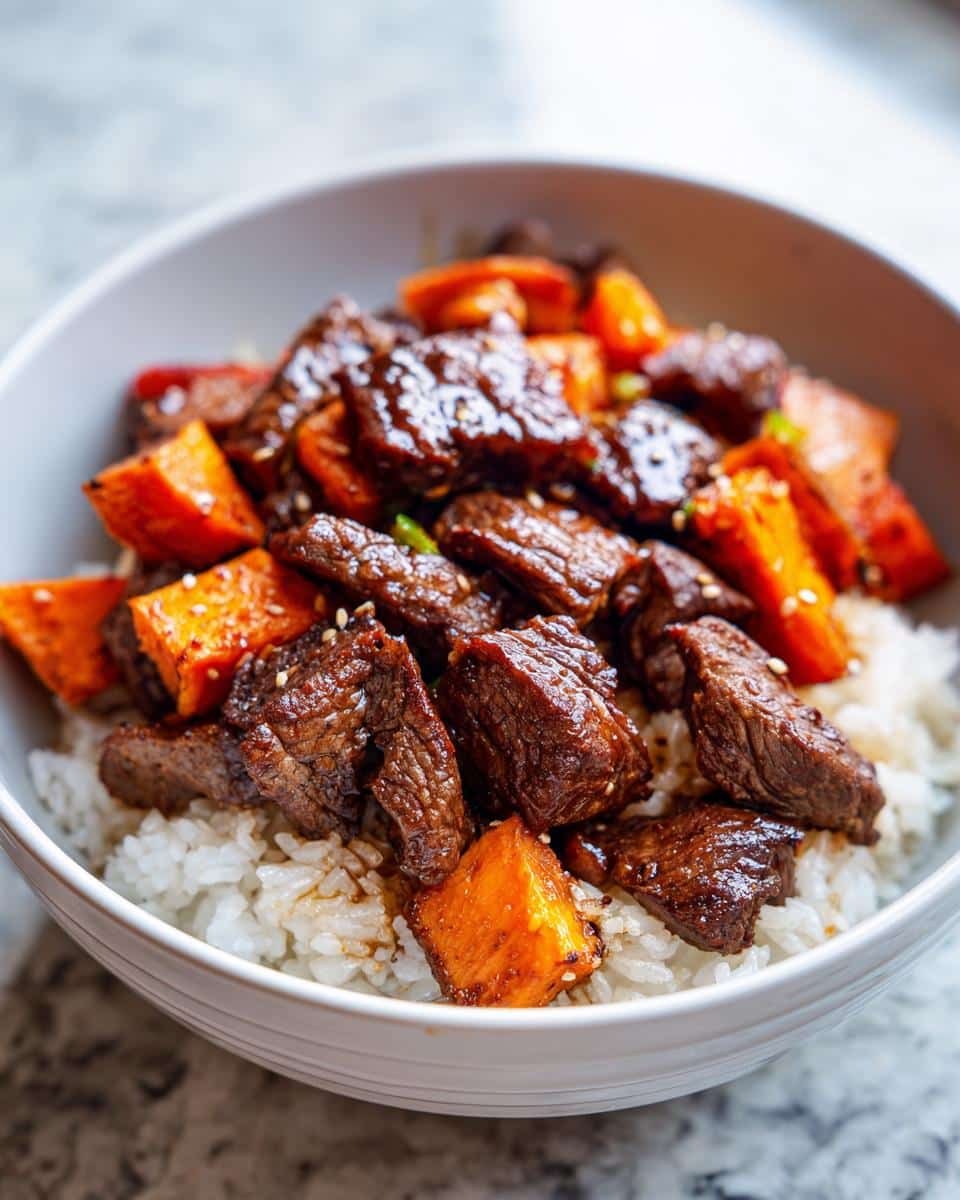 Hot Honey Sweet Potato Beef Bowl - Other 2