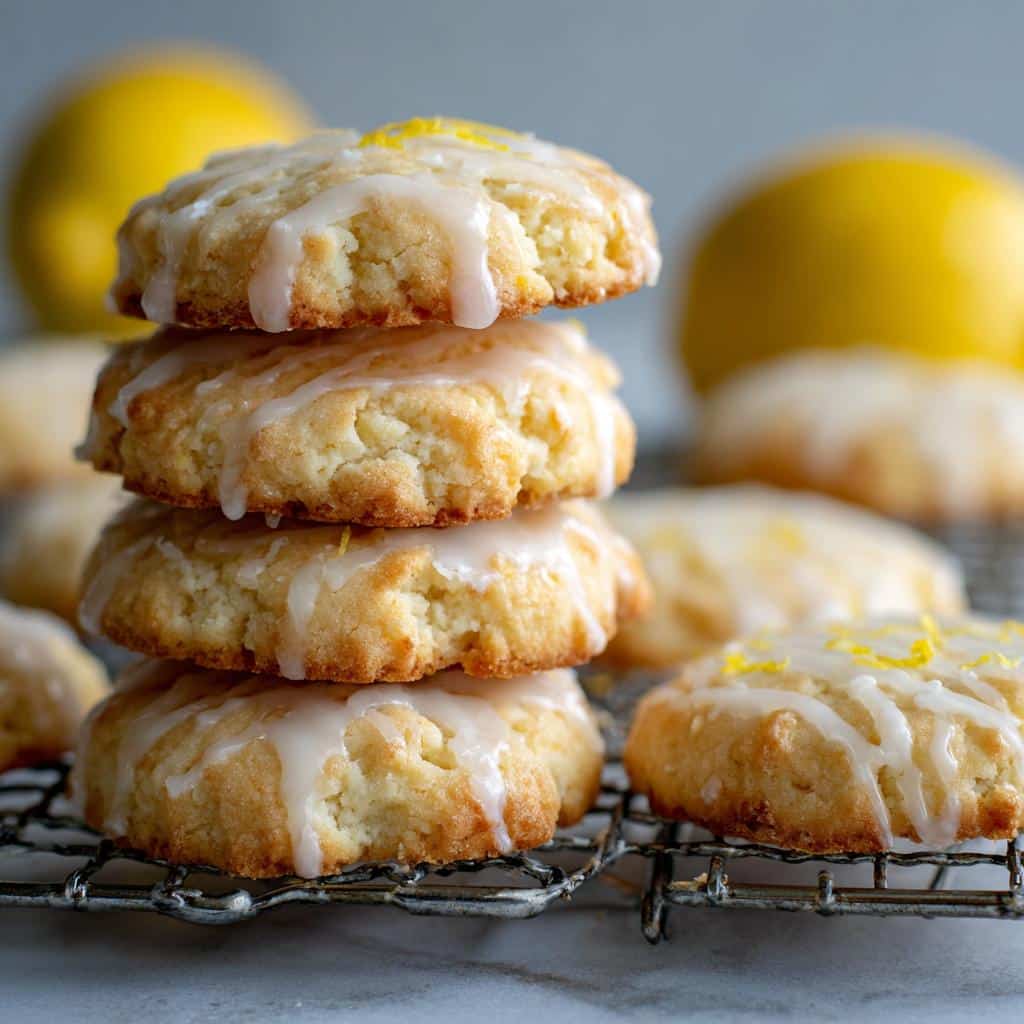 Lemon Shortbread Cookies - detail 1