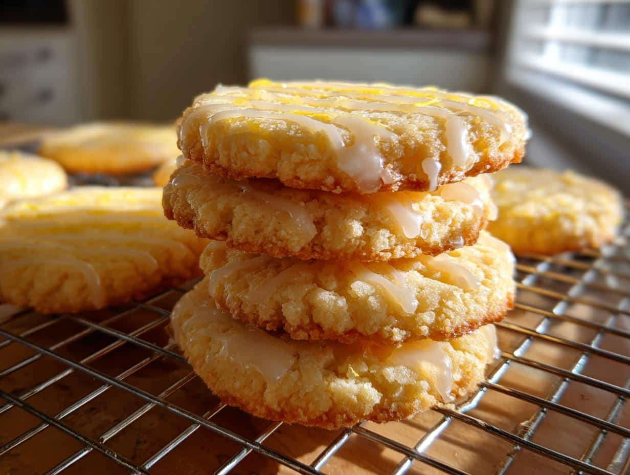 Lemon Shortbread Cookies