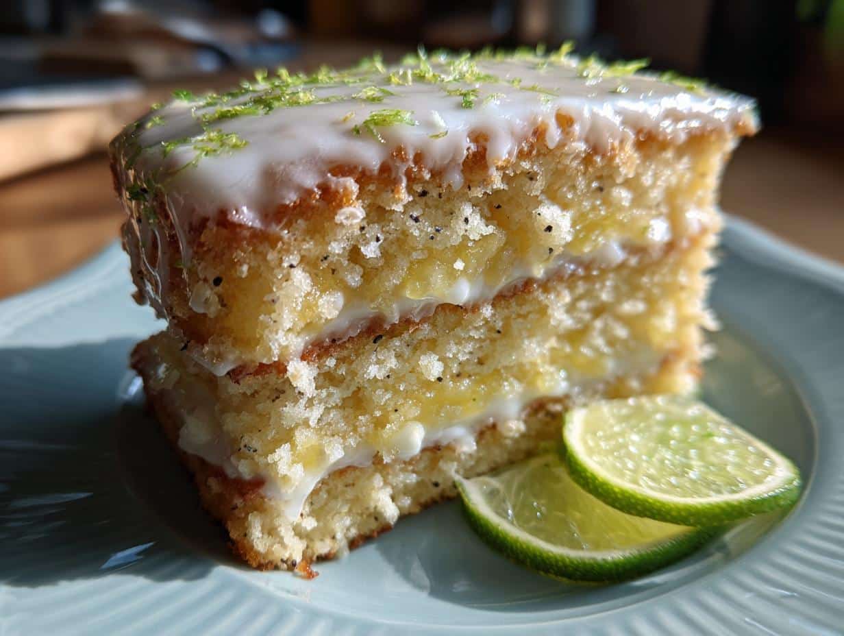 Lime Poppy Seed Cake
