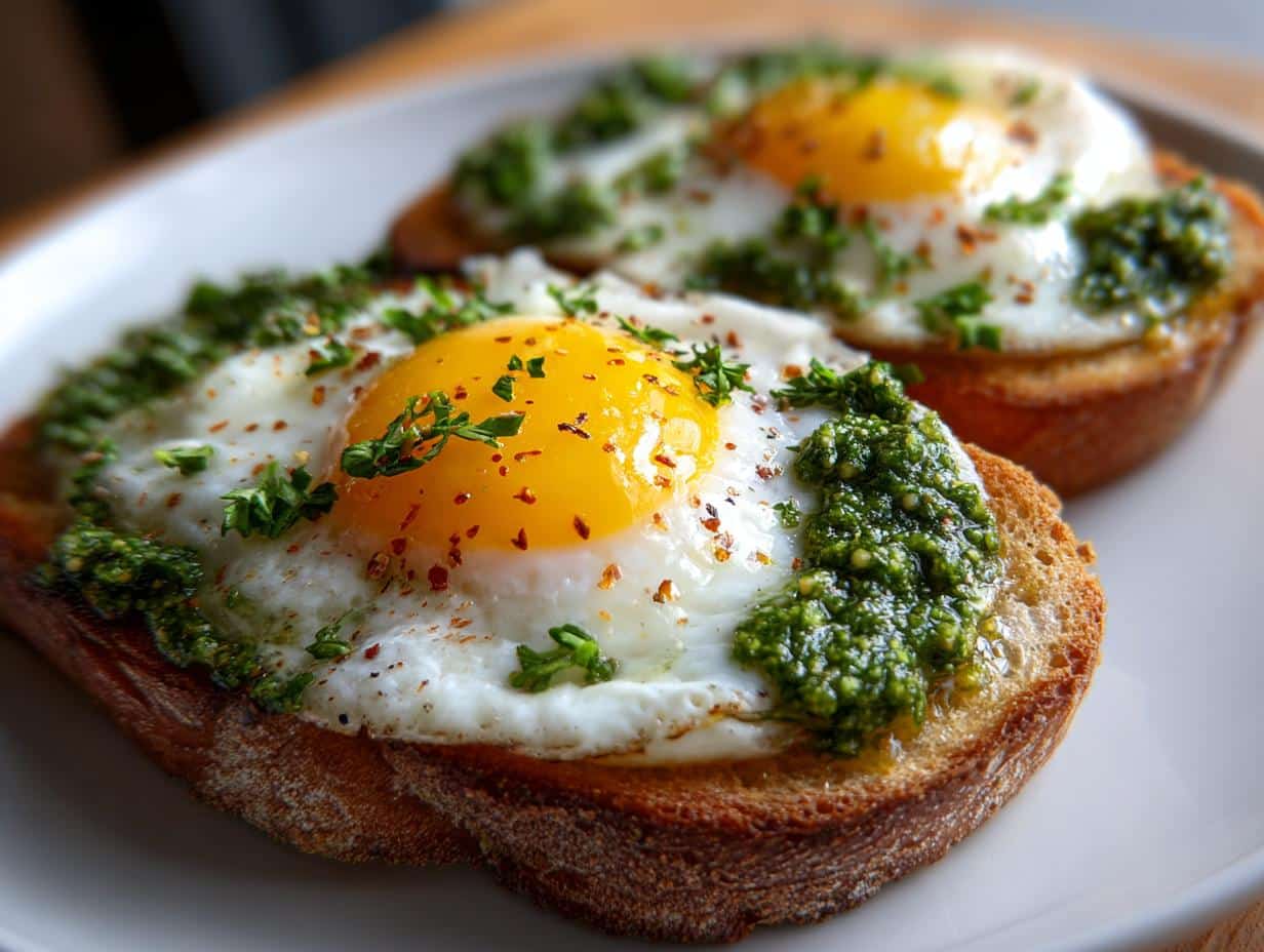 Unbelievably Delicious Pesto Eggs in Just 10 Minutes
