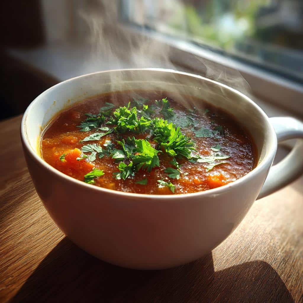 Roasted Carrot Soup - detail 2
