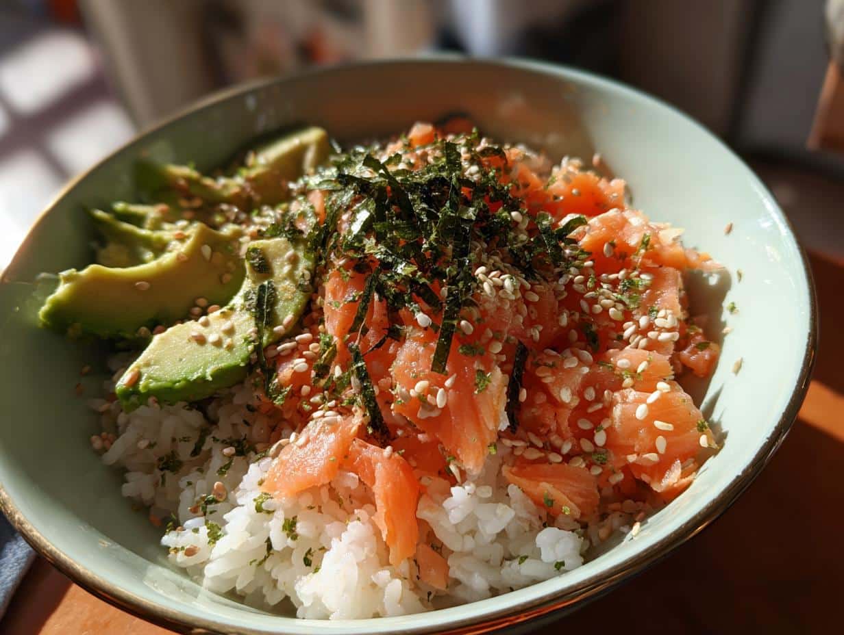 Salmon Rice Bowl - Featured