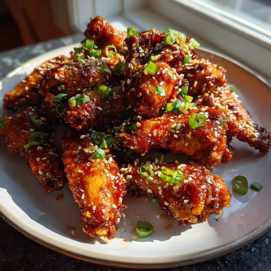 Spicy Sriracha Chicken Wings - detail 2