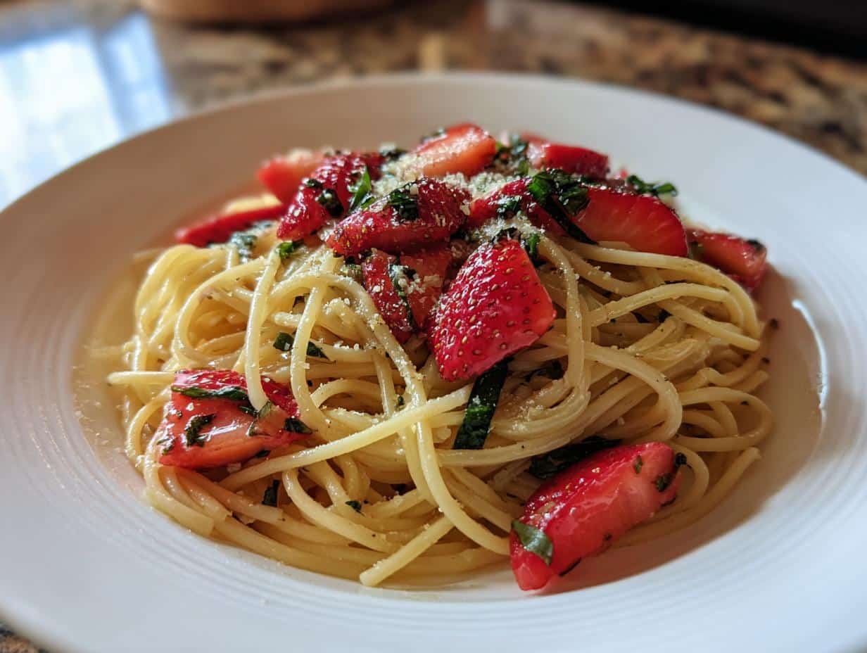 Strawberry Pasta - Featured