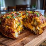 Stuffed Crescent Wreath - Tasty