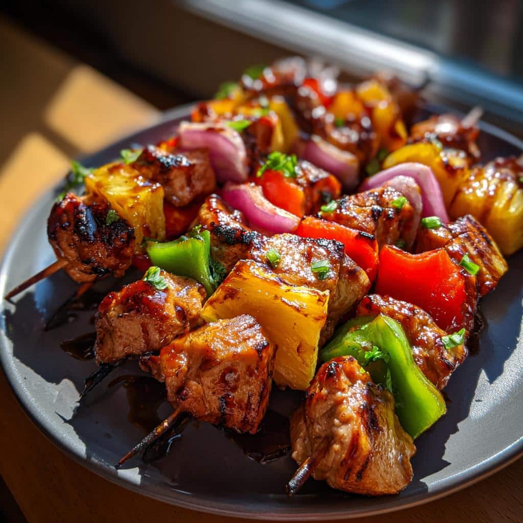 Teriyaki Chicken Kebabs - detail 1