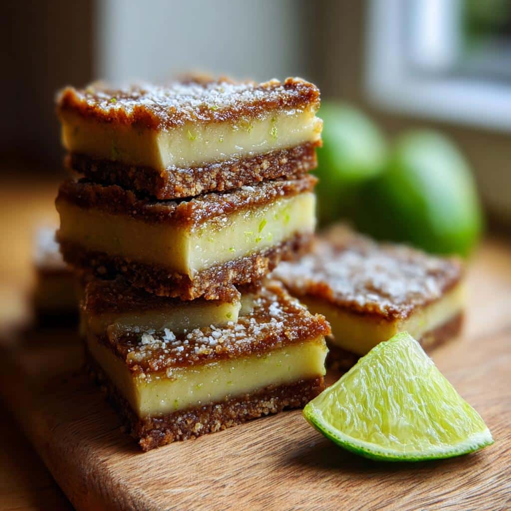 Vegan Lime Bars - detail 3