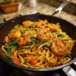 creamy cajun shrimp pasta - Tasty