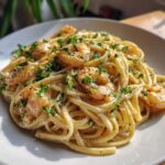 creamy shrimp pasta - Tasty