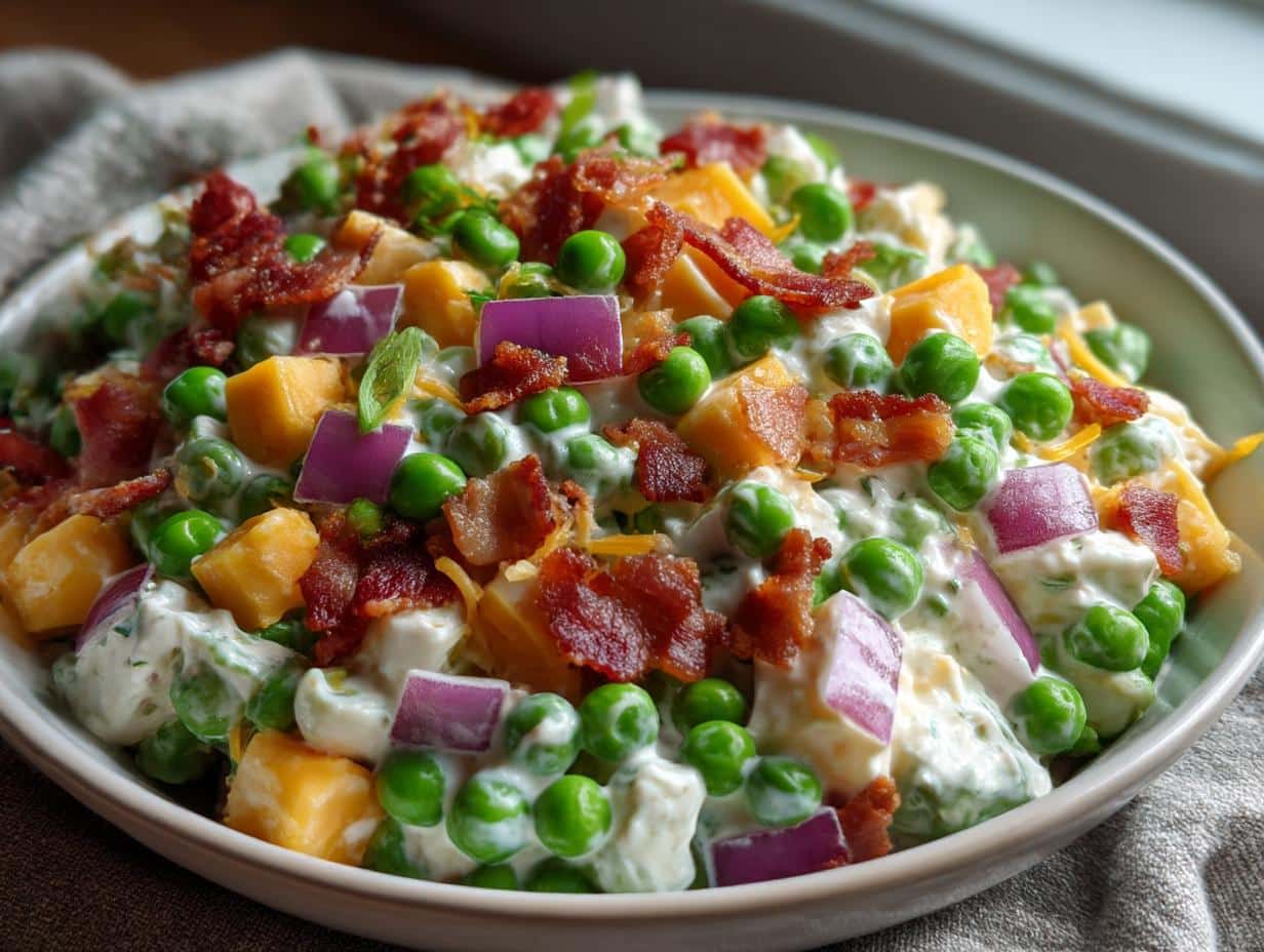 pea salad recipes - Featured