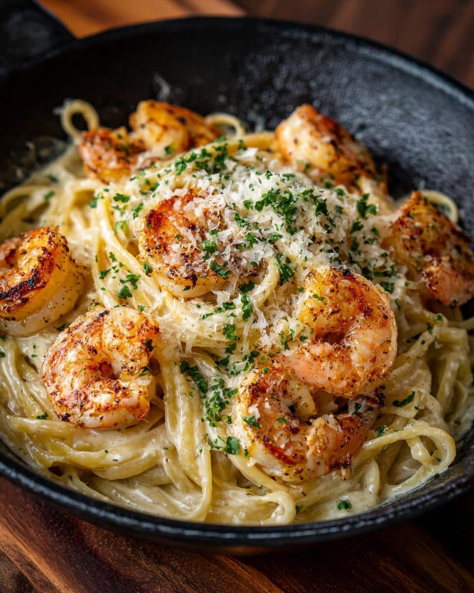 shrimp alfredo pasta - Other 1