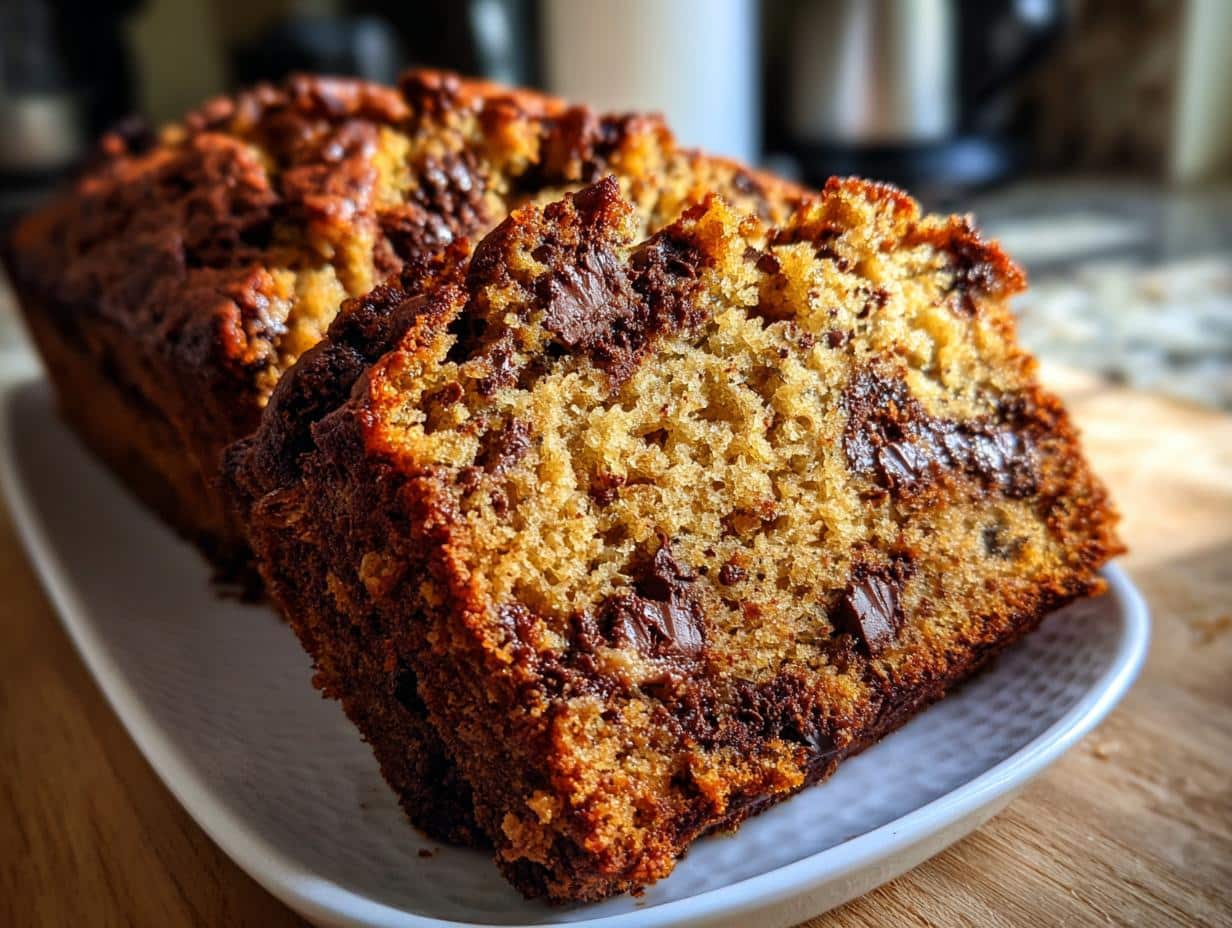 Chocolate Chip Banana Bread: The Delicious 55 Minute Bake