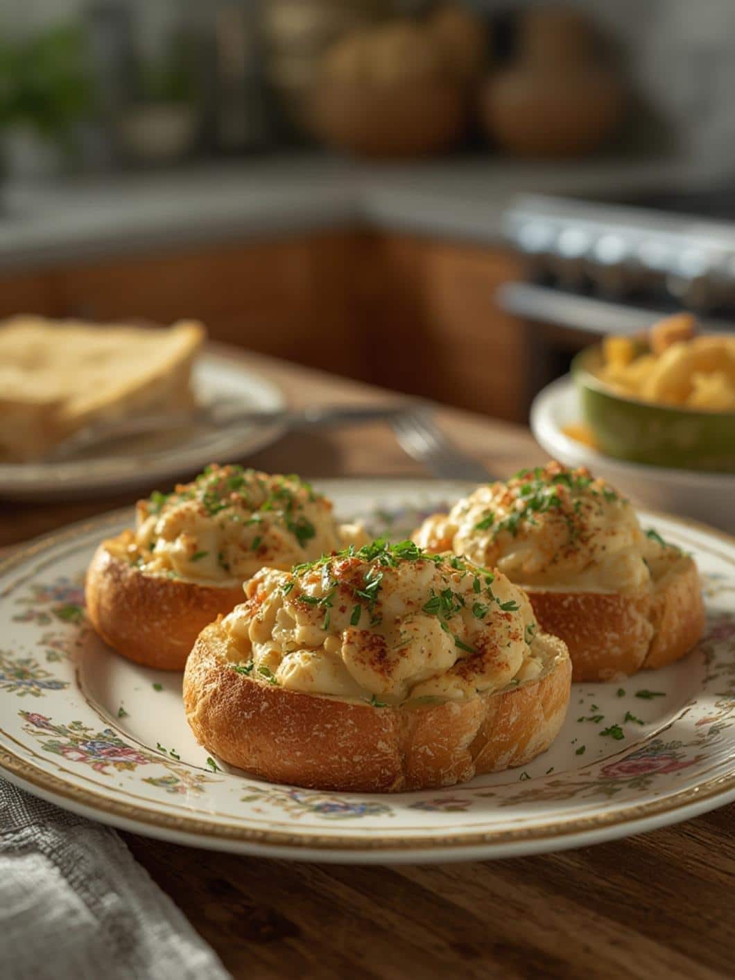 (Crispy!) Weeknight Chicken Alfredo Bread Bowls