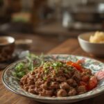 Korean Ground Beef Bow