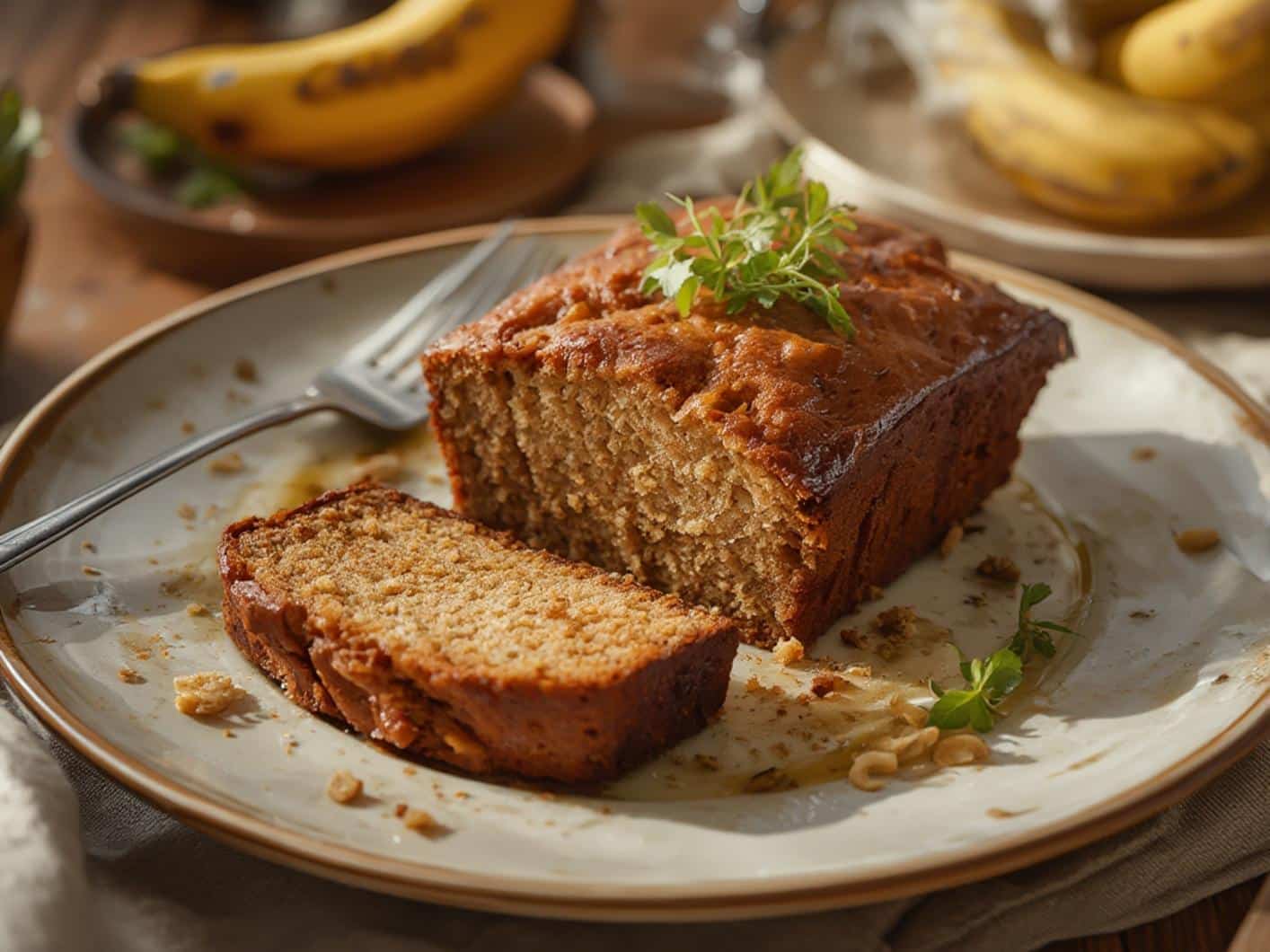 Banana Bread Serving