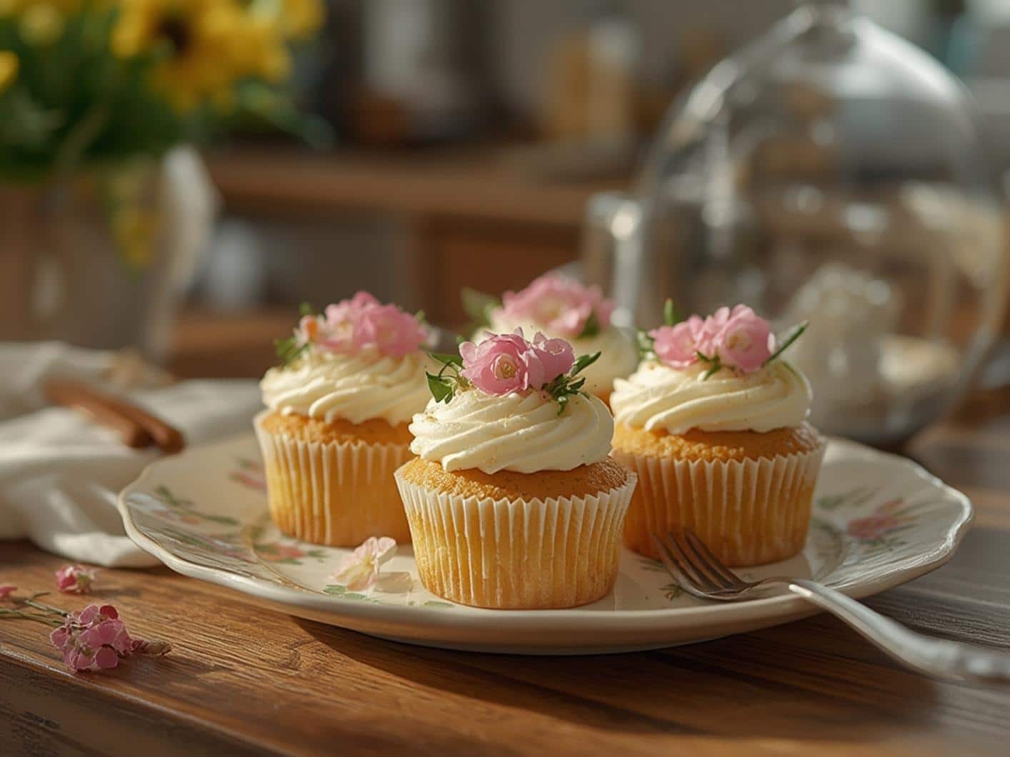 spring cupcakes